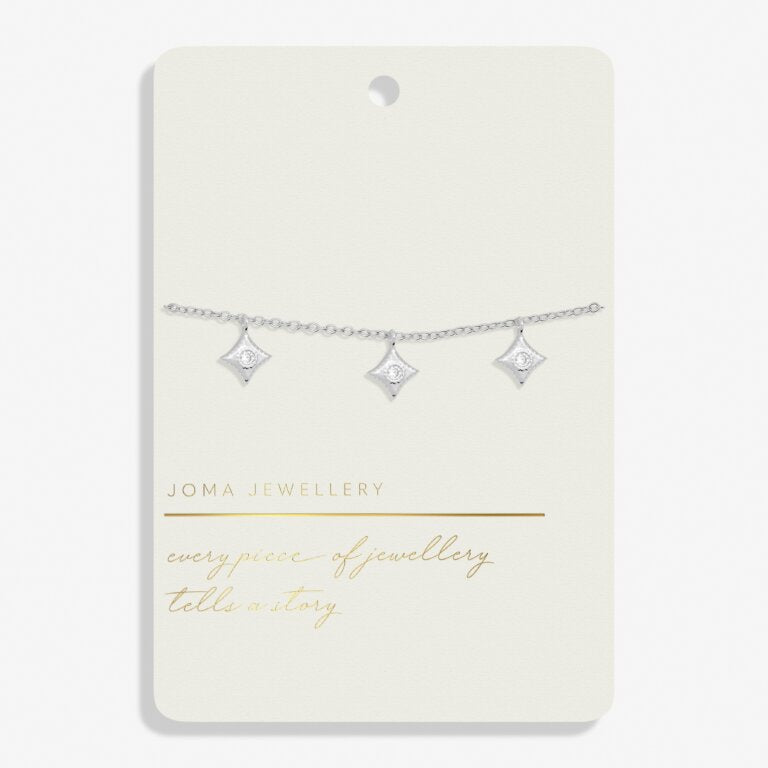 Joma Jewellery Style Stories Scatter Charm Silver Plated Bracelet