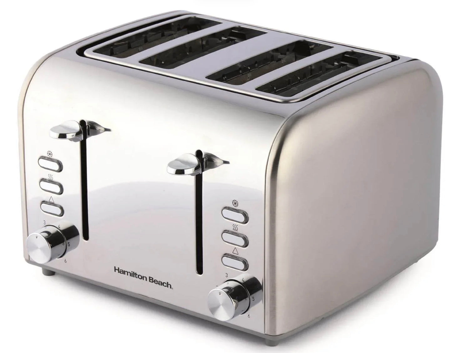 Hamilton Beach Rise Toaster 4 Slice Brushed/Polished Stainless Steel