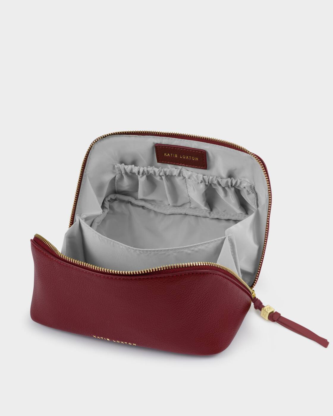 Katie Loxton Soho Medium Make Up/Wash Bag Cherry