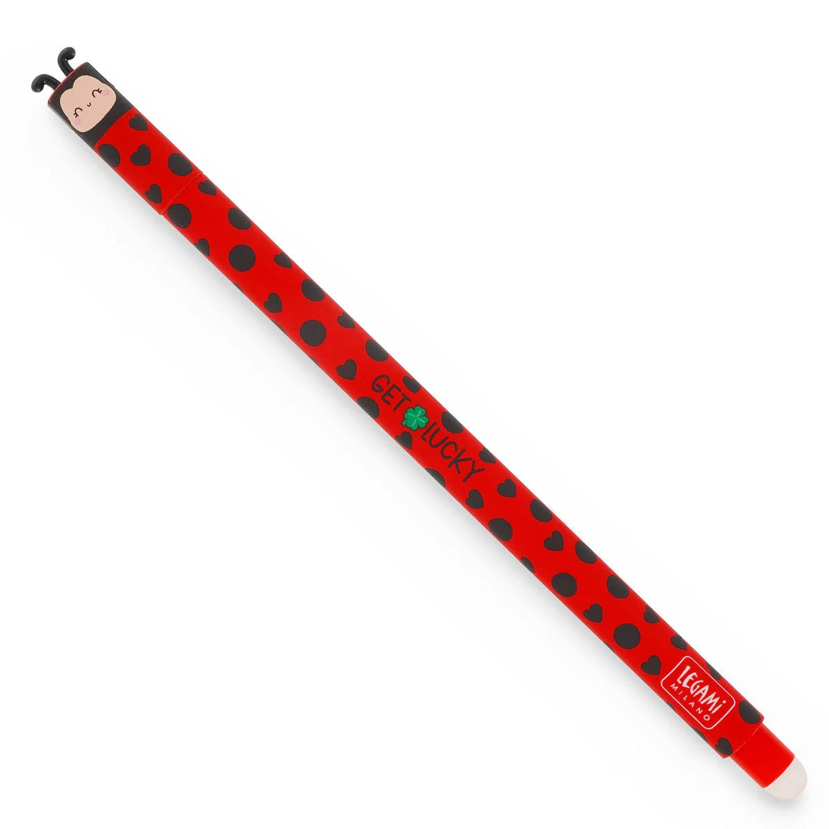 Legami Erasable Gel Pen Ladybug Red Ink