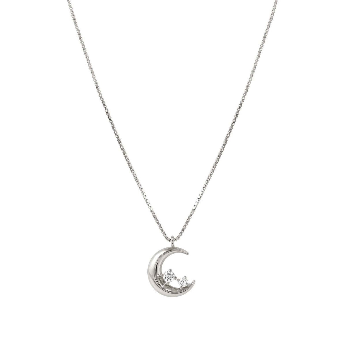 Nomination Dream Beats Necklace Sterling Silver Moon 242602/022