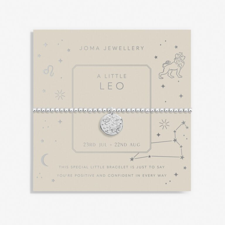 Joma Jewellery Star Sign A Little Leo Silver Plated Bracelet
