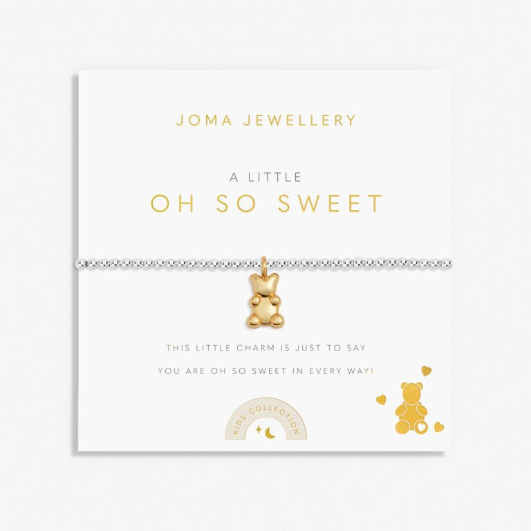 Joma Jewellery Children's A Little Oh So Sweet Silver And Gold Plated Bracelet