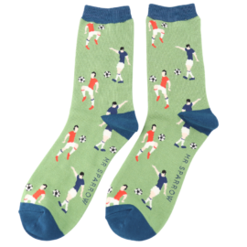 Mr Sparrow Footballers Green Socks