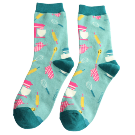 Miss Sparrow Home Baker Duck Egg Socks