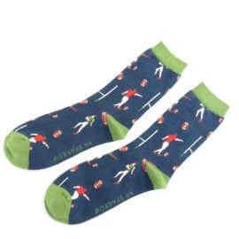 Mr Sparrow Rugby Scene Navy Socks