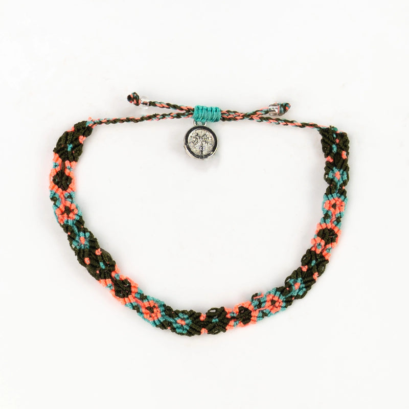 Pineapple Island Leme Surf Bracelet Blue and Orange