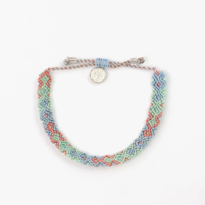 Pineapple Island Leme Surf Anklet Blue And Orange