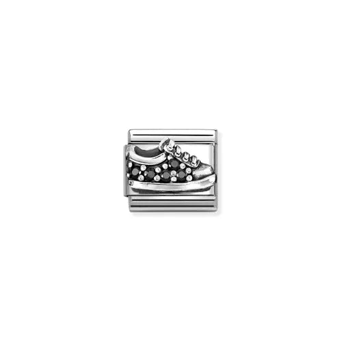 Composable CL oxidized symbol black sneakers