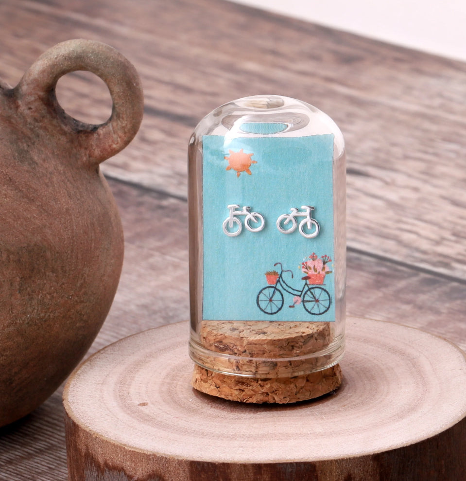 Attic Creations British Life Cycles Silver Earrings