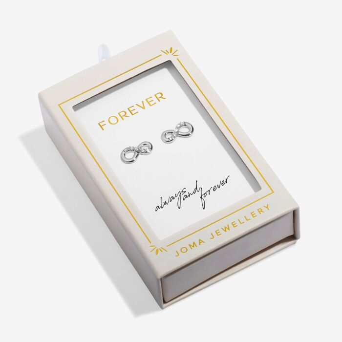 Joma Jewellery Moments To Shine Forever Silver Plated Stud Earrings