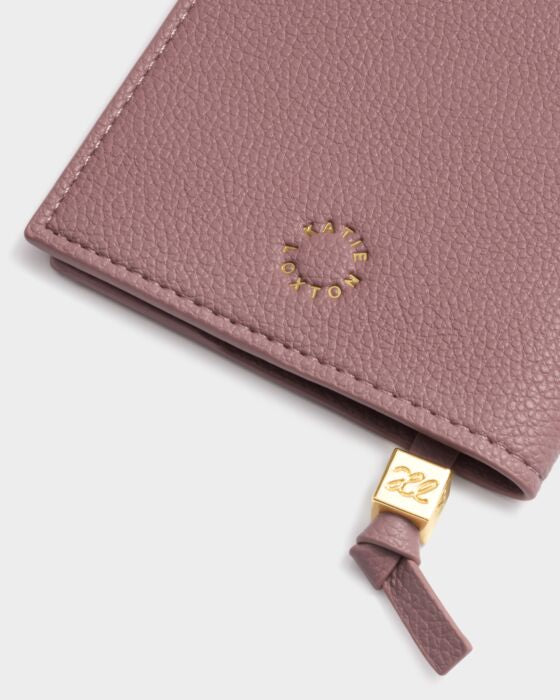 Katie Loxton Passport Cover Yay For Vacay Deep Rose