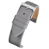 Watch Strap Grey Calf Silver Buckle 20mm