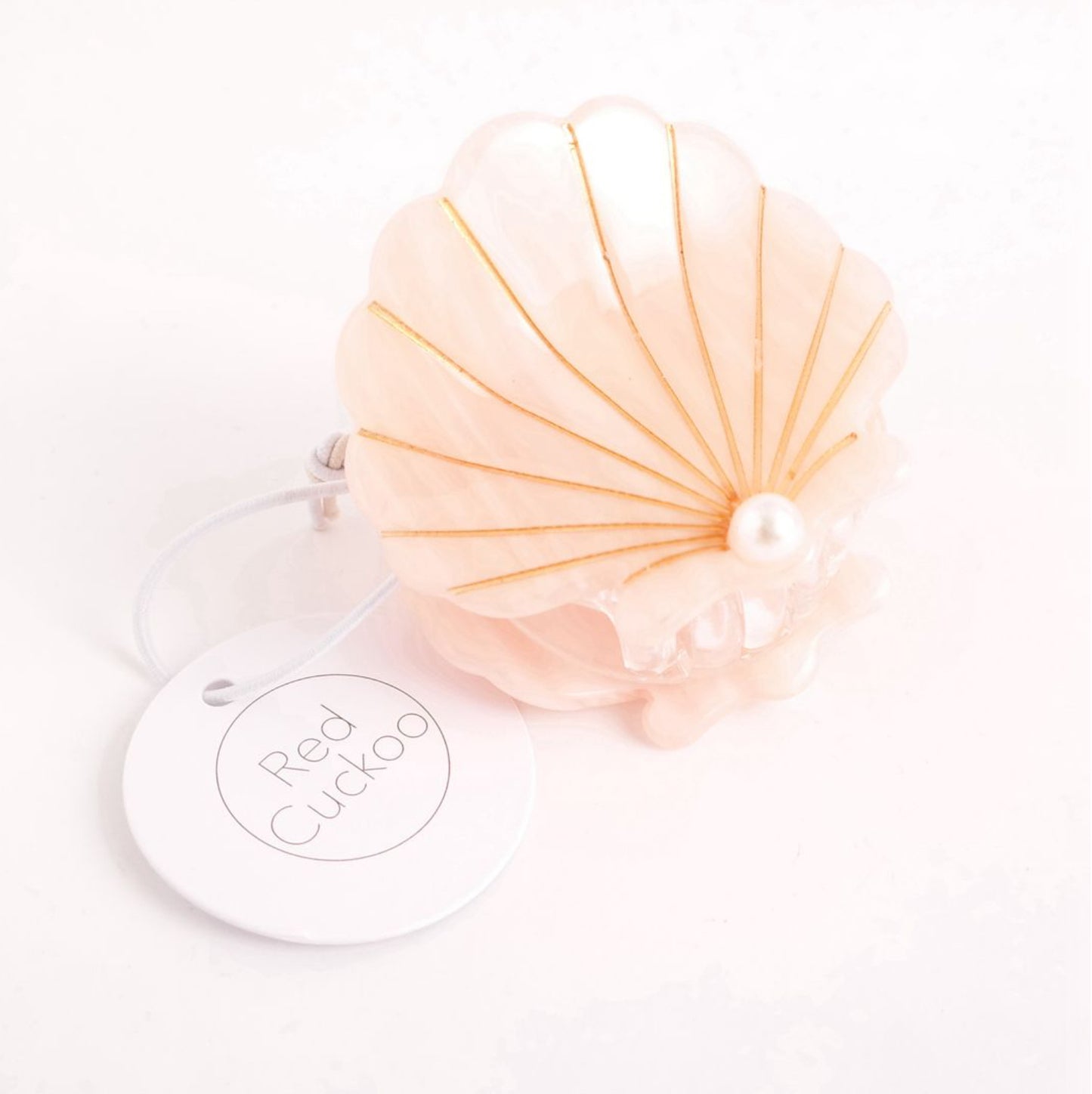 Shell Hair Claw Clip Cream