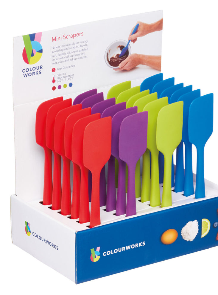 Colourworks Silicone Mini Spatula Red