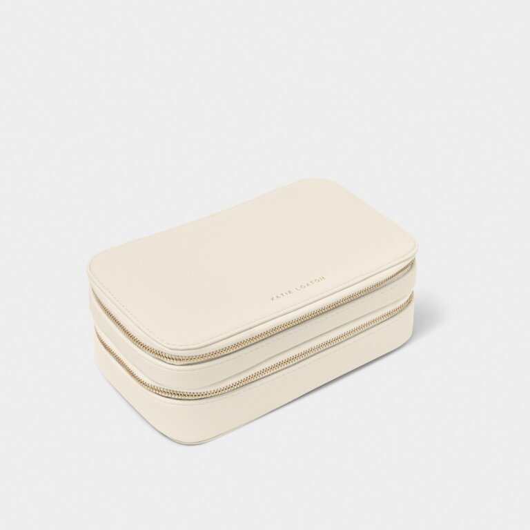 Katie Loxton Jewellery And Accessories Travel Case Off White