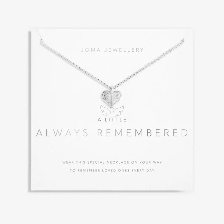 Joma Jewellery A Little Always Remembered Silver Necklace