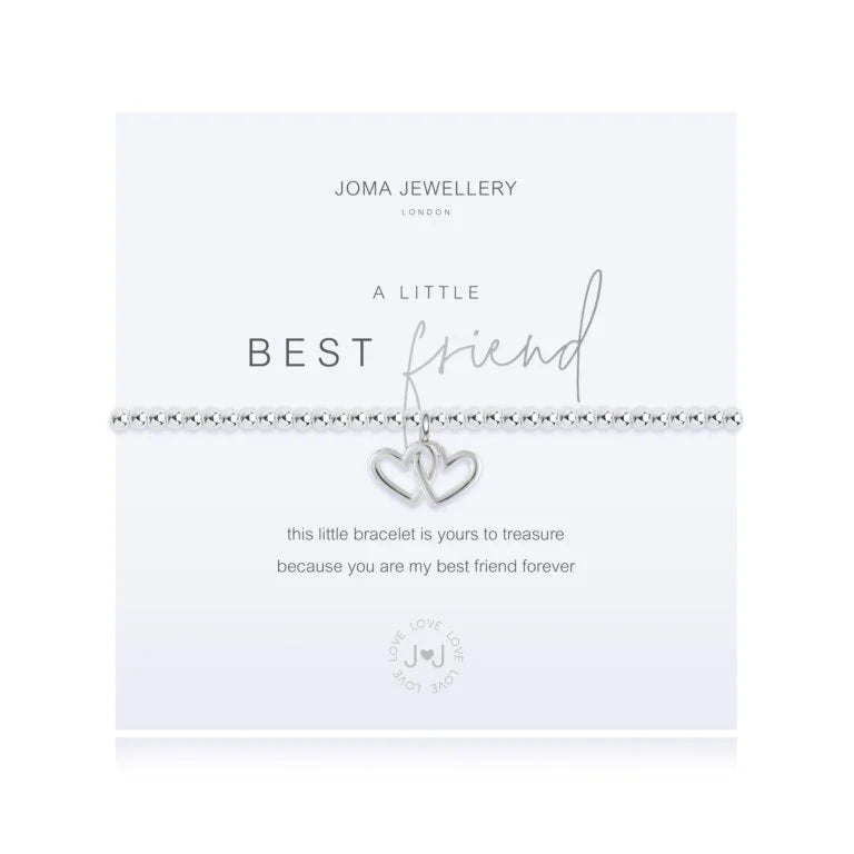 Joma Jewellery A Little Best Friend Double Heart Bracelet