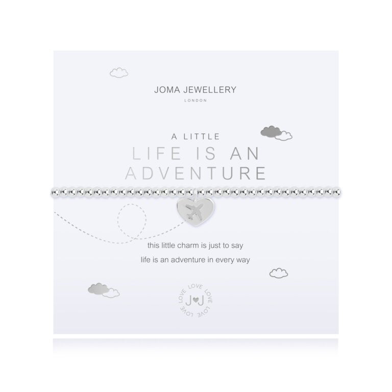 Joma Jewellery A Little Life Is An Adventure Bracelet