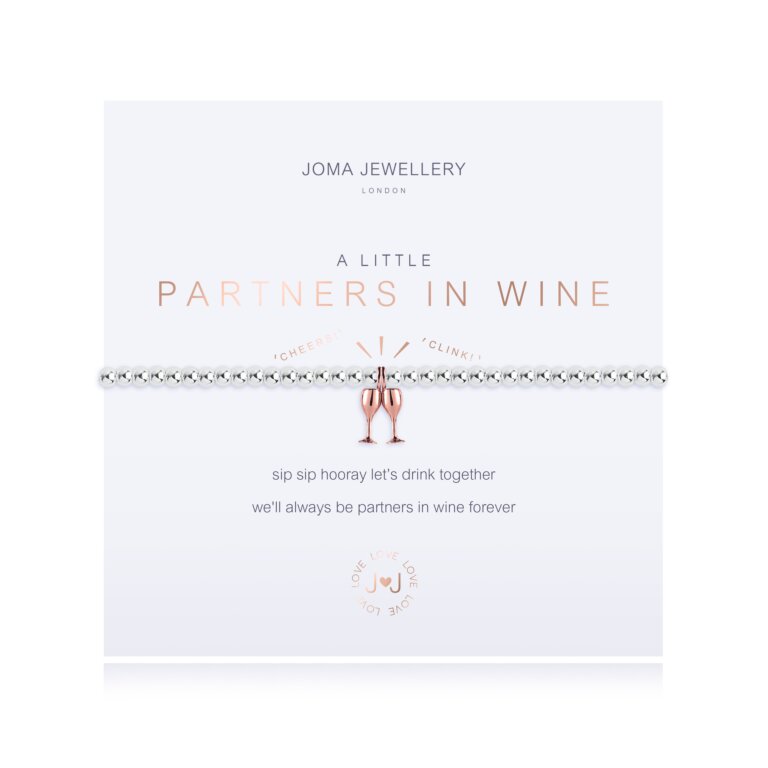 Joma Jewellery A Little Partners In Wine Bracelet