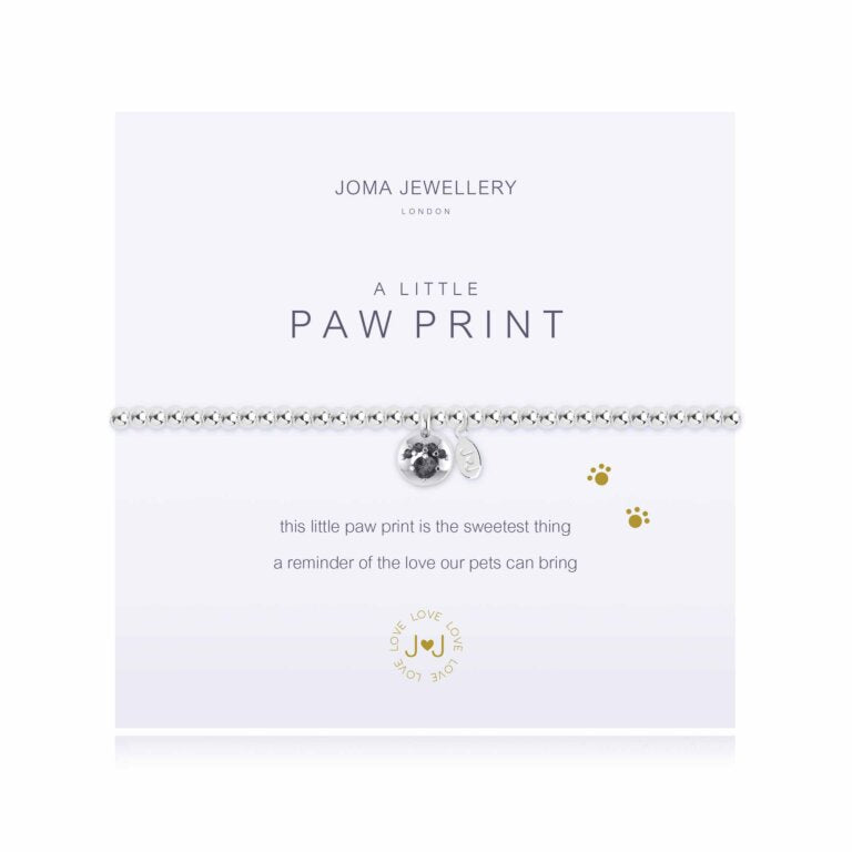 Joma Jewellery A Little Paw Print Bracelet