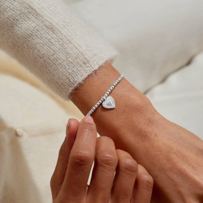 Joma Jewellery A Little Positivity Silver Plated Bracelet