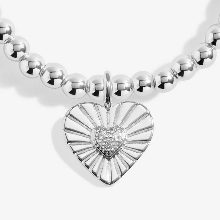 Joma Jewellery A Little Positivity Silver Plated Bracelet
