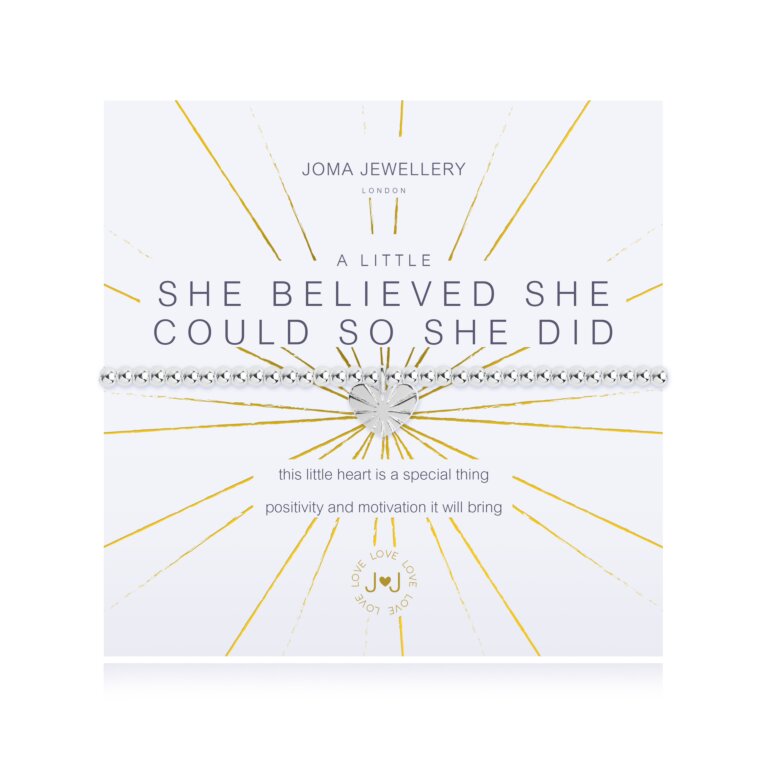 Joma Jewellery A Little She Believed She Could So She Did Bracelet