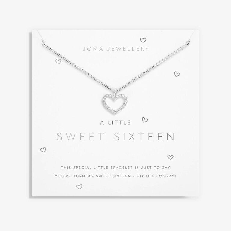 Joma Jewellery A Little Sweet Sixteen Silver Necklace