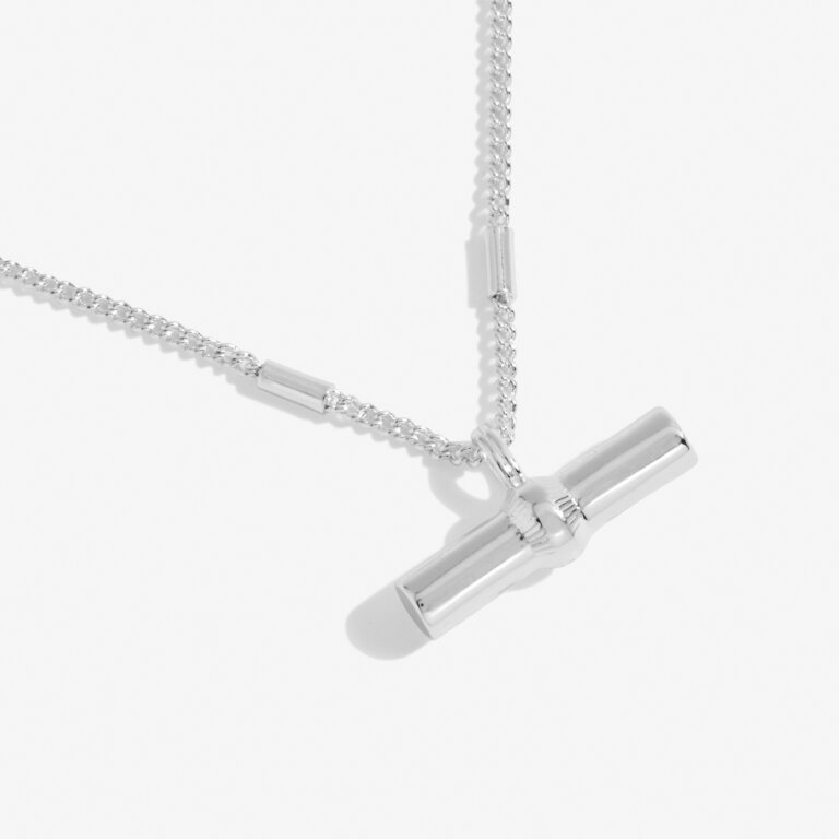 Joma Jewellery Aura Silver Bar Silver Necklace