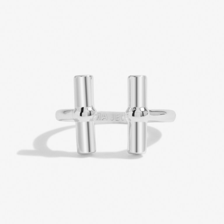Joma Jewellery Aura Silver Bar Silver Ring