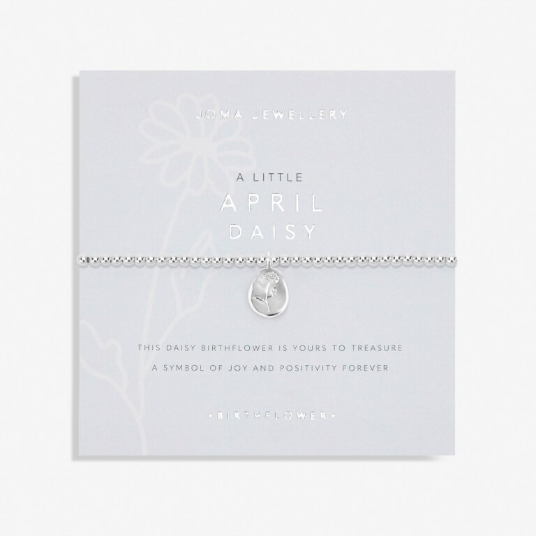 Joma Jewellery Birthflower A Little April Daisy Bracelet
