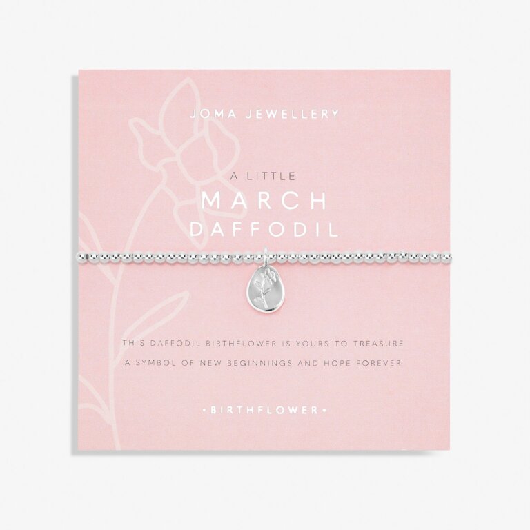 Joma Jewellery Birthflower A Little March Daffodil Bracelet