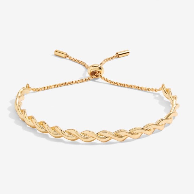 Joma Jewellery Bracelet Bar Gold Rope Gold Bracelet