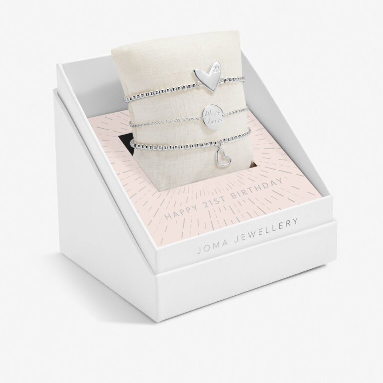 Joma Jewellery Celebrate You Gift Box Happy 21st Birthday