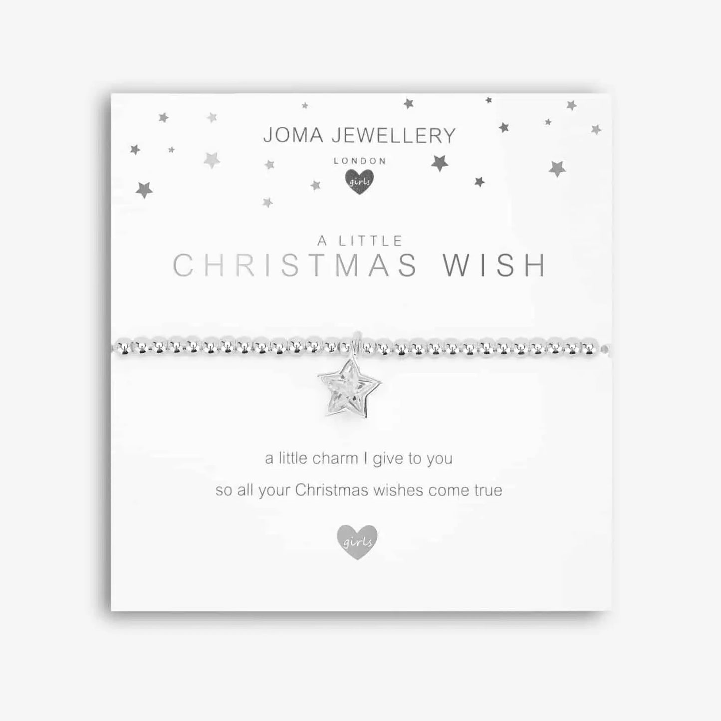 Joma Jewellery Childrens A Little Christmas Wish Bracelet