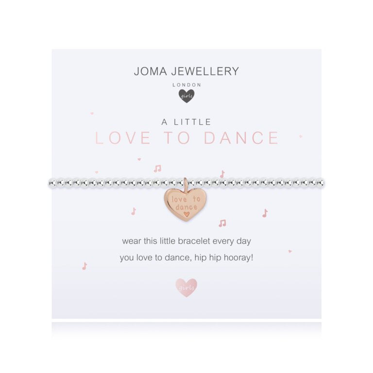Joma Jewellery Childrens A Little Love To Dance Bracelet