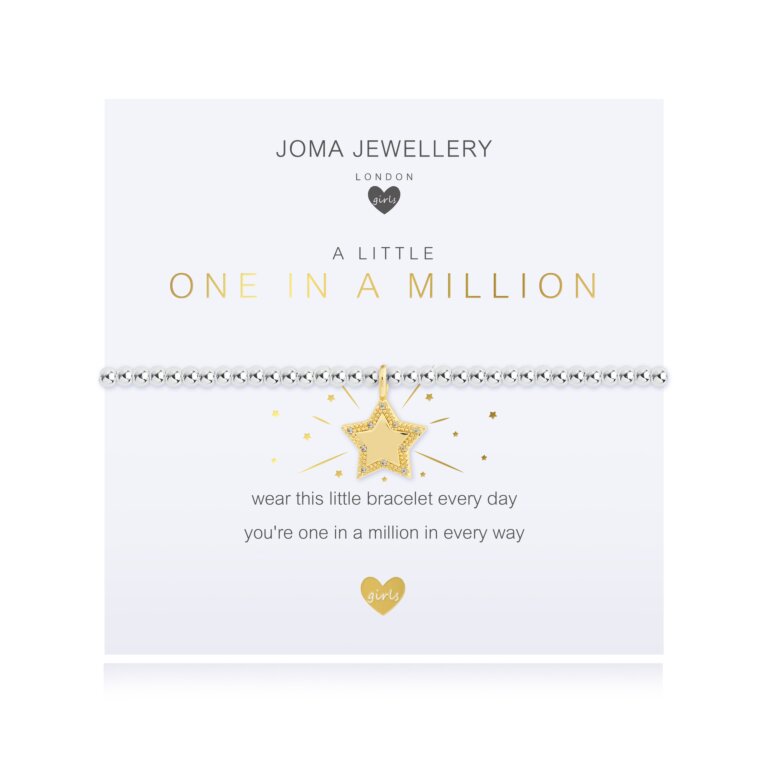 Joma Jewellery Childrens A Little One In A Million Bracelet