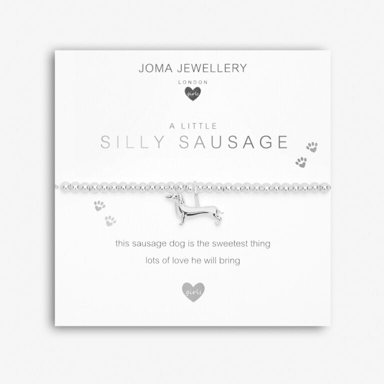 Joma Jewellery Childrens A Little Silly Sausage Bracelet