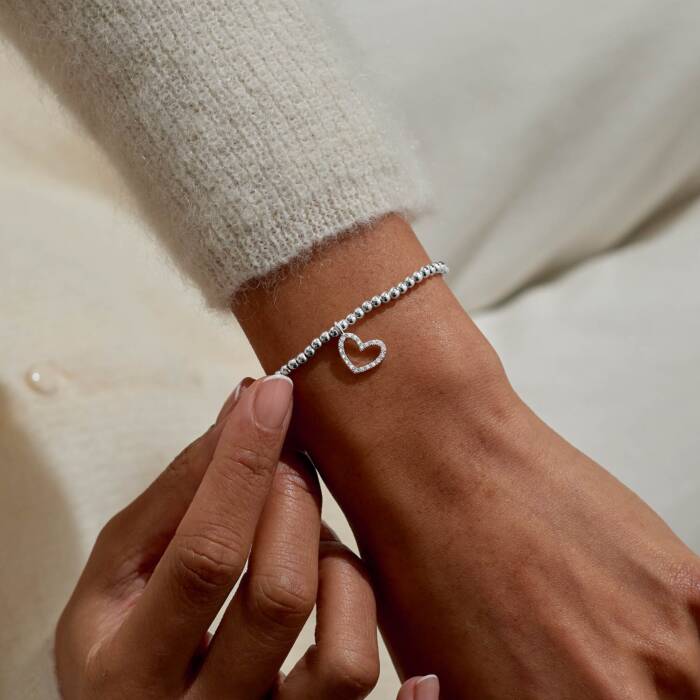Joma Jewellery Christmas A Little Merry Christmas Sister Silver Plated Bracelet