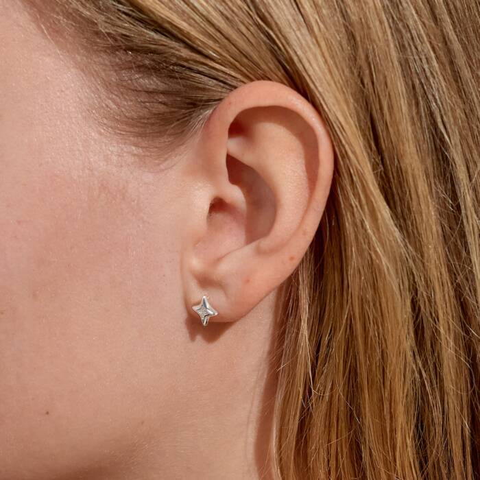 Joma Jewellery Earring Bauble Christmas Wishes Silver Plated Stud Earrings