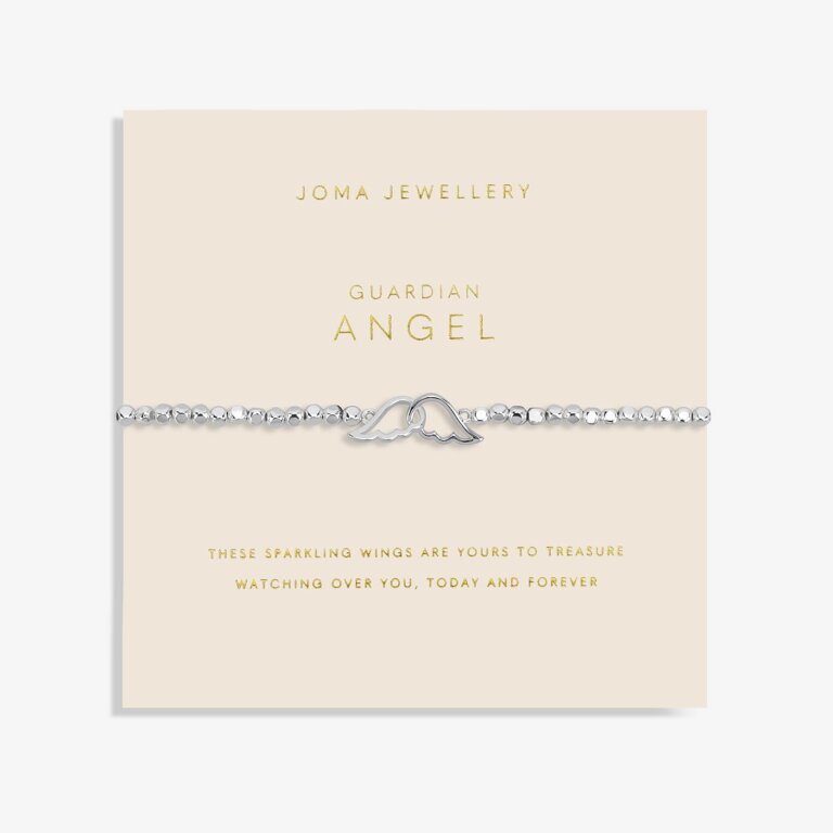 Joma Jewellery Forever Yours Guardian Angel Silver Bracelet