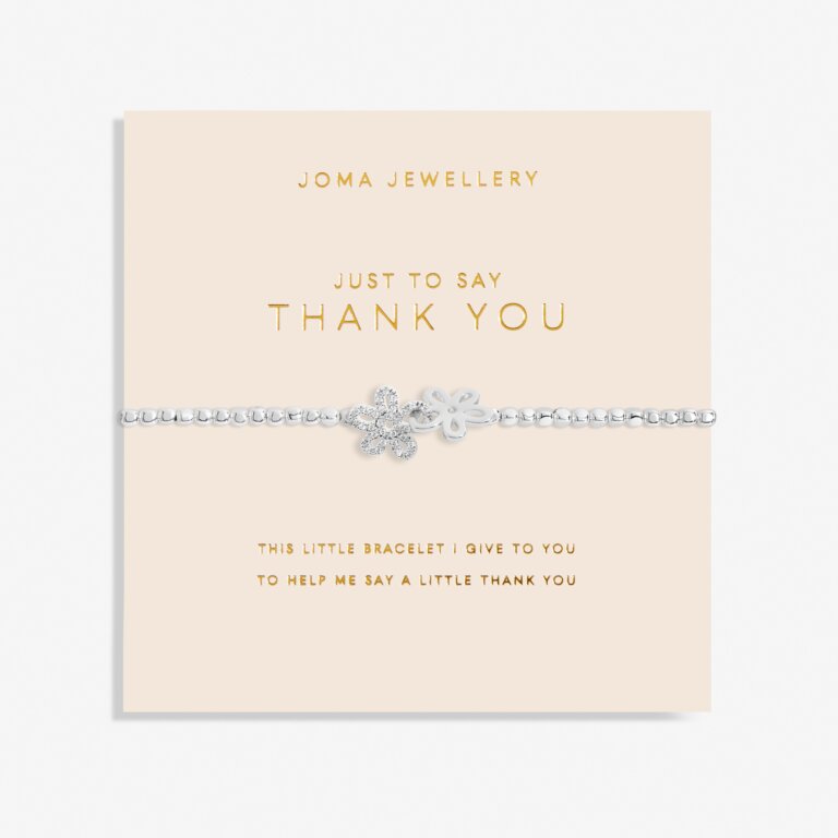 Joma Jewellery Forever Yours Just To Say Thank You Silver Bracelet