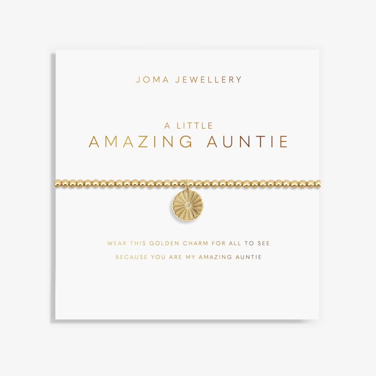 Joma Jewellery Golden Glow A Little Amazing Auntie Bracelet