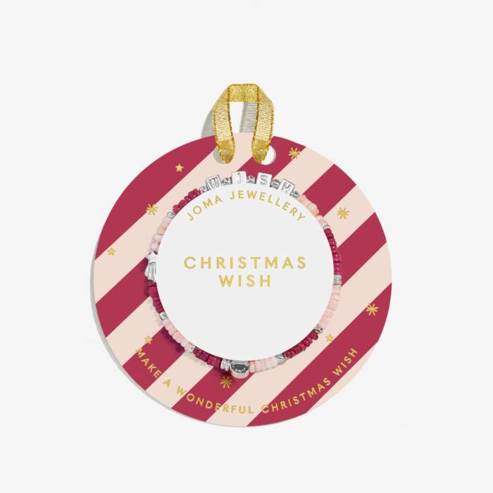 Joma Jewellery Kids Happy Little Moments Christmas Wish Silver Plated Children's Bracelet