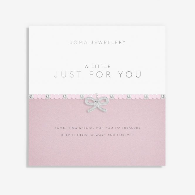 Joma Jewellery Live Life In Colour A Little Just For You Silver and Pink Bracelet