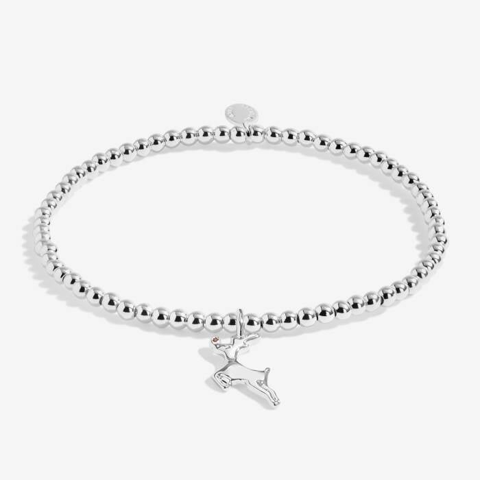 Joma Jewellery Love From Santa Rudolph The Reindeer Silver Plated Children's Bracelet