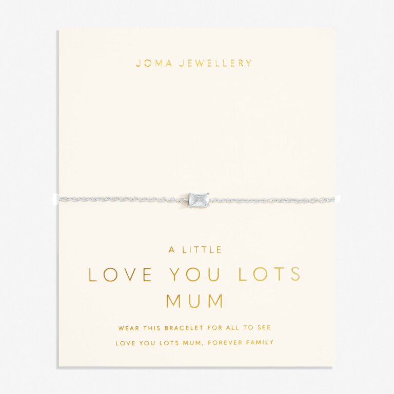Joma Jewellery Love From Your Little Ones Love You Lots Mum Silver Plated Bracelet