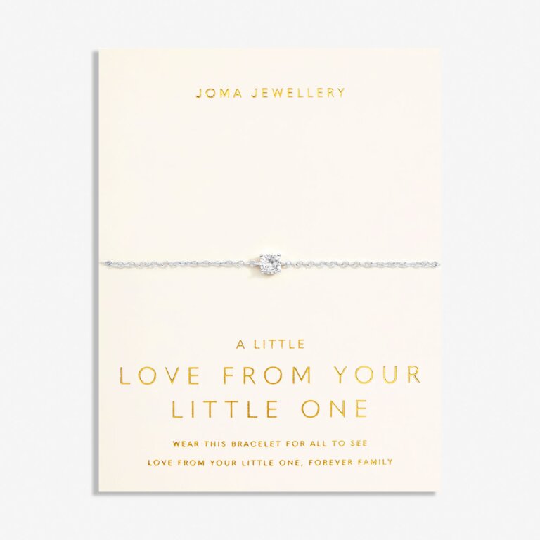 Joma Jewellery Love From Your Little Ones One Silver Plated Bracelet