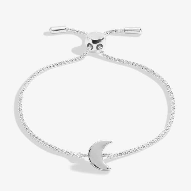 Joma Jewellery Mini Charms Moon Silver Plated Bracelet